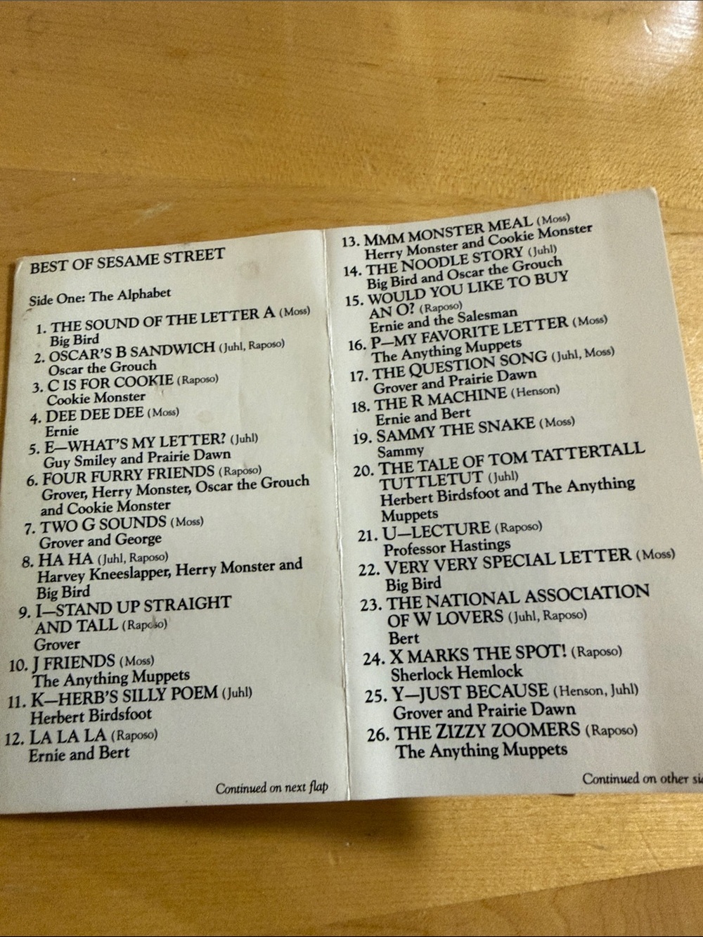 Vintage Best of Sesame Street Cassette Tapes + 2 Bonus Tapes - Picture 7 of 9